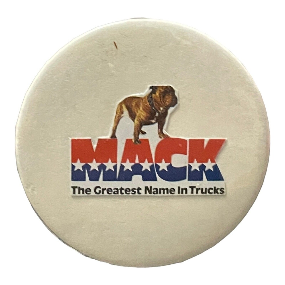 Mack Trucks Bicentennial Logo‎ Button Pinback Promo 2 Inch 1976